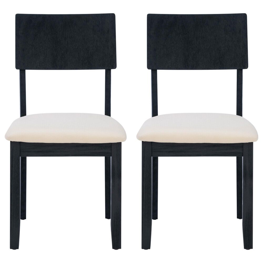Linon Home Decor Jorissen Side Chair in Dark Charcoal (Set of 2), , large