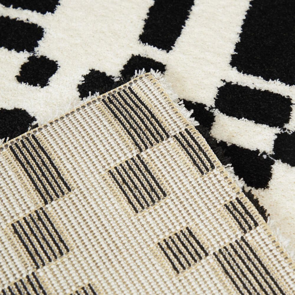Balta Rugs Glitch 5&#39;3&quot; x 7&#39; White Area Rug, , large
