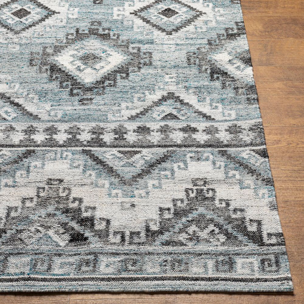 Surya Alyssa 2&#39; x 3&#39; Slate, Brown, Ivory and Blue Area Rug, , large