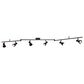 Vaxcel Alto 6-Light Ceiling Spot in Matte Black and Satin Brass, , large