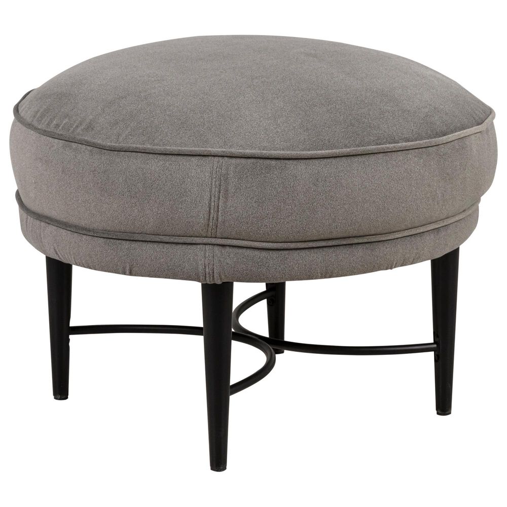 Sienna Designs Round Ottoman in Granite, , large