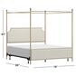 Richlands Furniture McArthur King Canopy Bed in Beige, , large