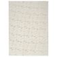 Nourison Cozy Shimmer 5"3" x 7"3" Ivory Area Rug, , large