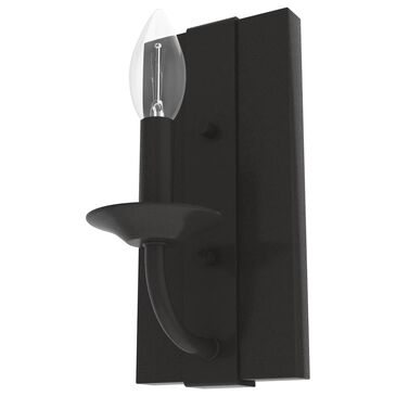 Hunter Perch Point 1-Light Wall Sconce in Noble Bronze, , large