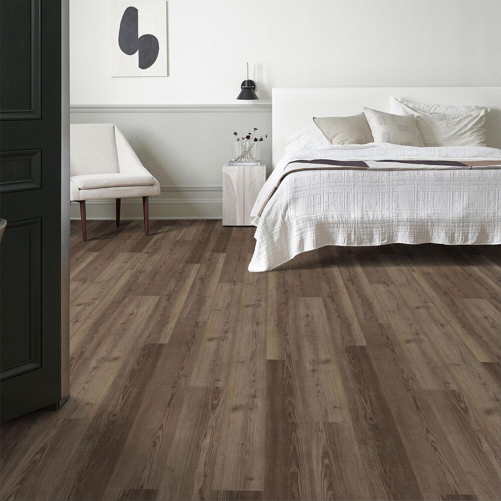 Shaw Pet Perfect Weathered Brown 7" x 60" Luxury Vinyl Plank, , large
