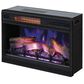 at HOME Cantilever 60" TV Stand with Fireplace Insert in Black, , large