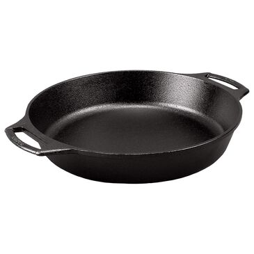 Lodge Seasoned Cast Iron Baker"s Skillet in Black, , large