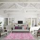 Dalyn Rug Company Seabreeze Animal Print 10" x 14" Blush Area Rug, , large