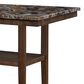 Global Furniture USA Bar Table in Warm Brown and Dark Brown - Table Only, , large