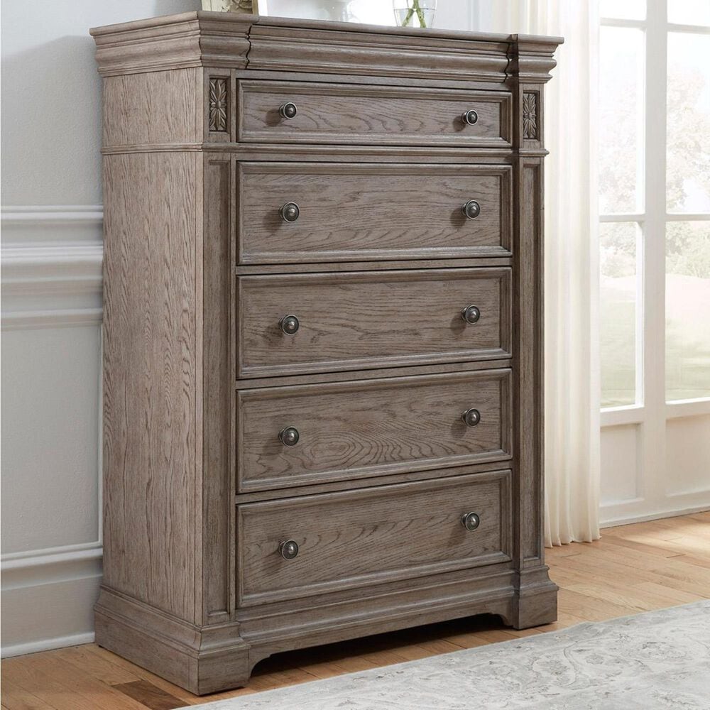 Chapel Hill Kingsbury Chest in Gray and Brown, , large