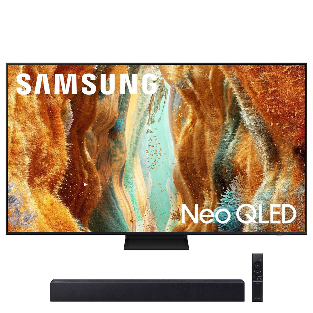 Samsung 55" Class Neo QN70F 4K QLED Vision AI - Smart TV with B-Series 2.0 Channel Soundbar in Black, , large