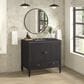James Martin Vanities Myrrin 36" Vanity in Carbon Oak with 3 cm Charcoal Soapstone Quartz Top, , large