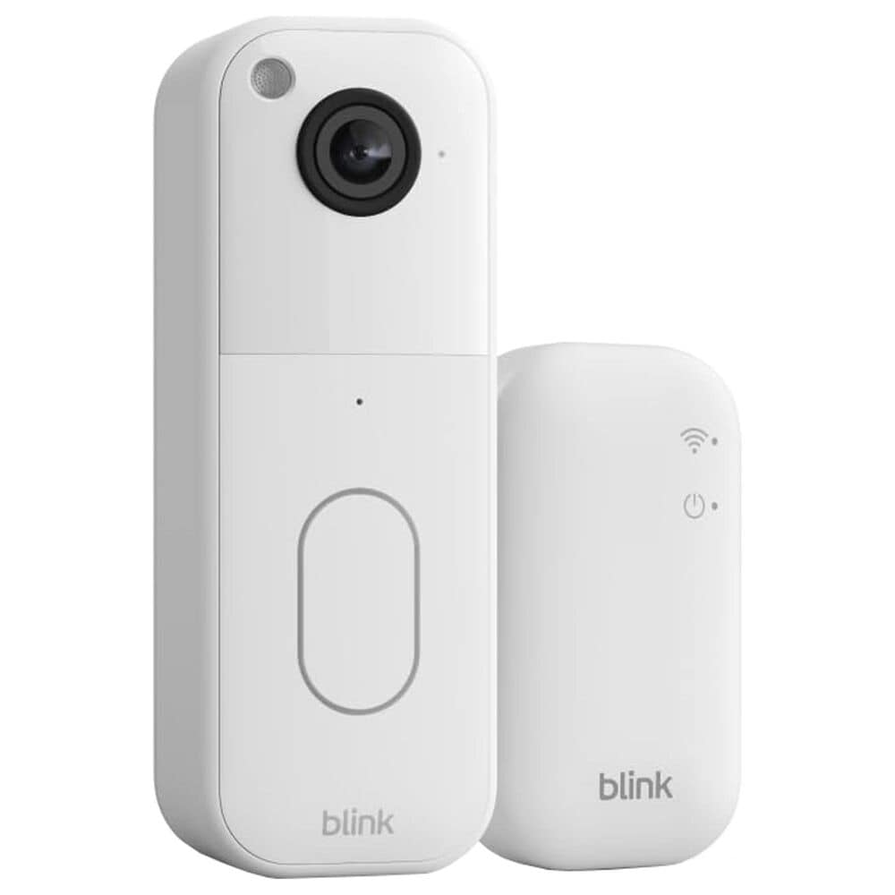 Blink Video Doorbell with Sync Module Core in White, , large