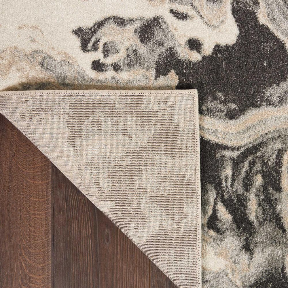Nourison Elegance 12&#39; x 15&#39; Charcoal, Beige and Cream Area Rug, , large