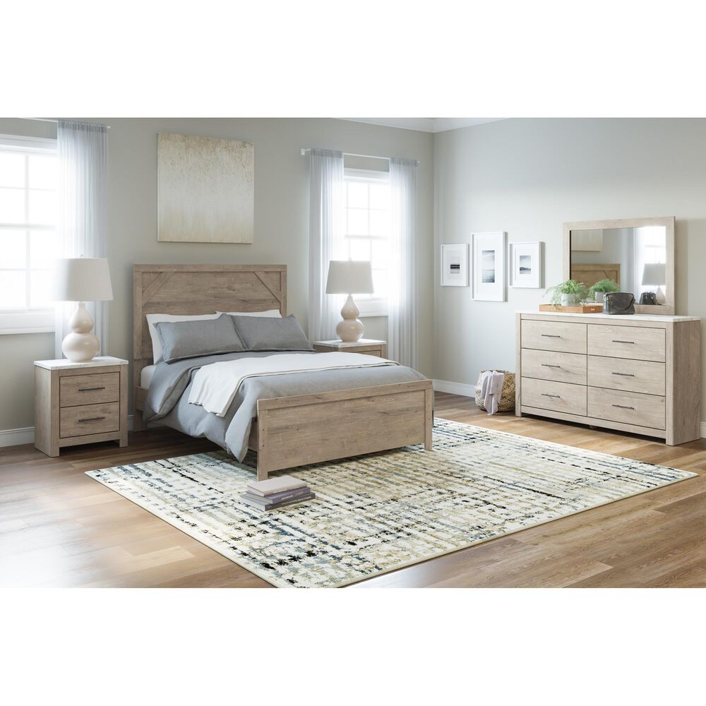 Ashley Senniberg Mirror in Light Brown, , large