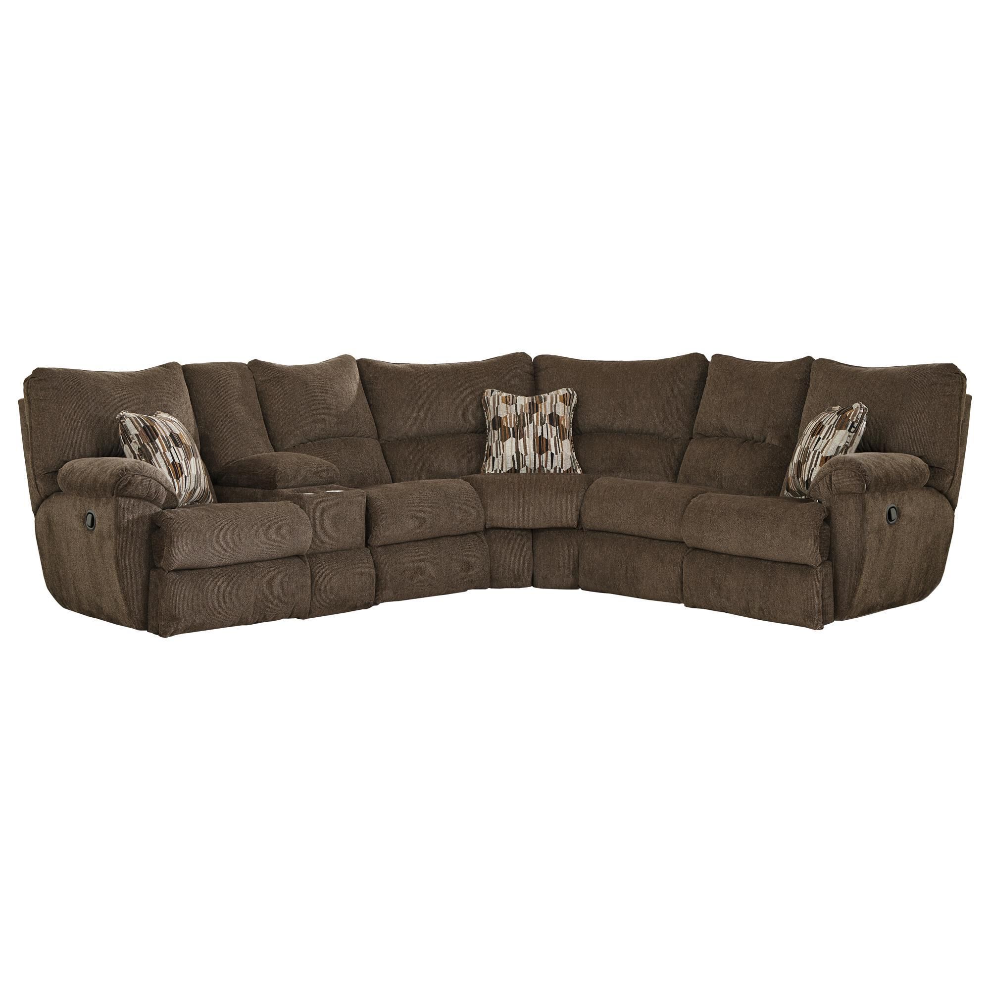 Catnapper Elliott 2 Piece Manual Lay Flat Reclining Sectional in