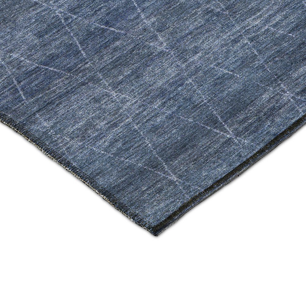 Dalyn Rug Company Burano BU3 2&#39;3&quot; x 7&#39;6&quot; Navy Indoor/Outdoor Runner, , large