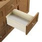 James Martin Laurent 60" Double Bathroom Vanity in Honey Oak with 3 cm Eternal Jasmine Pearl Silestone Top and Rectangular Sinks, , large