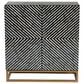 Baxton Studio Belenus Storage Cabinet in Gold, Black and Grey, , large