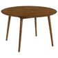Blue River Arcadia and Juno 5-Piece 48" Dining Set with Blue Cushion in Walnut, , large
