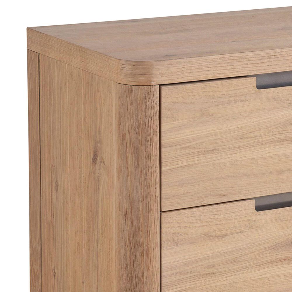 Universal Furniture Modern Walker 30" 2-Drawer Nightstand in Organic Natural Oak, , large