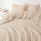 Pem America Sherpa 3-Piece Full/Queen Comforter Set in Ivory, , large