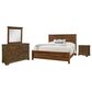 Viceray Collections Cool Rustic 4-Piece King Plank Bedroom Set in Amber, , large