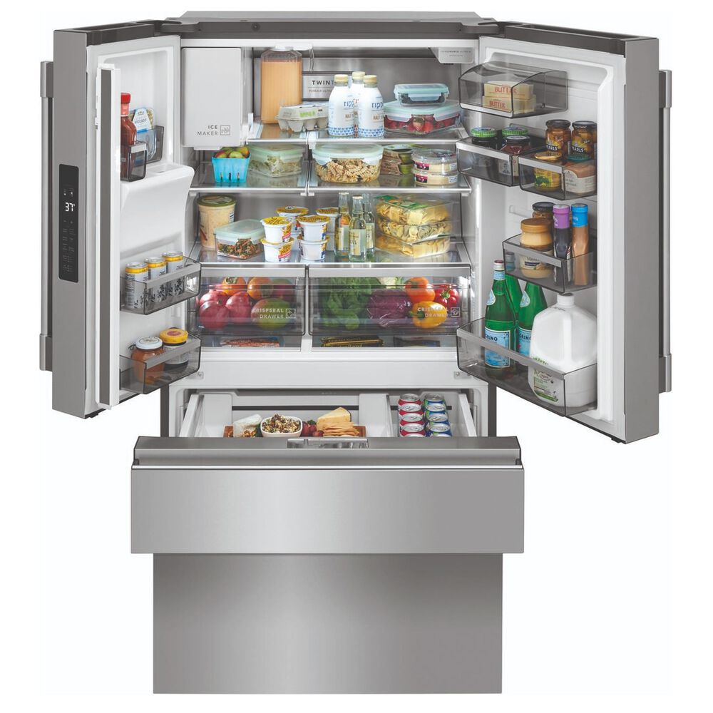 Frigidaire Professional 21.4 Cu. Ft. Counter-Depth 4-Door French Door Refrigerator in Stainless Steel, , large