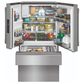 Frigidaire Professional 21.4 Cu. Ft. Counter-Depth 4-Door French Door Refrigerator in Stainless Steel, , large
