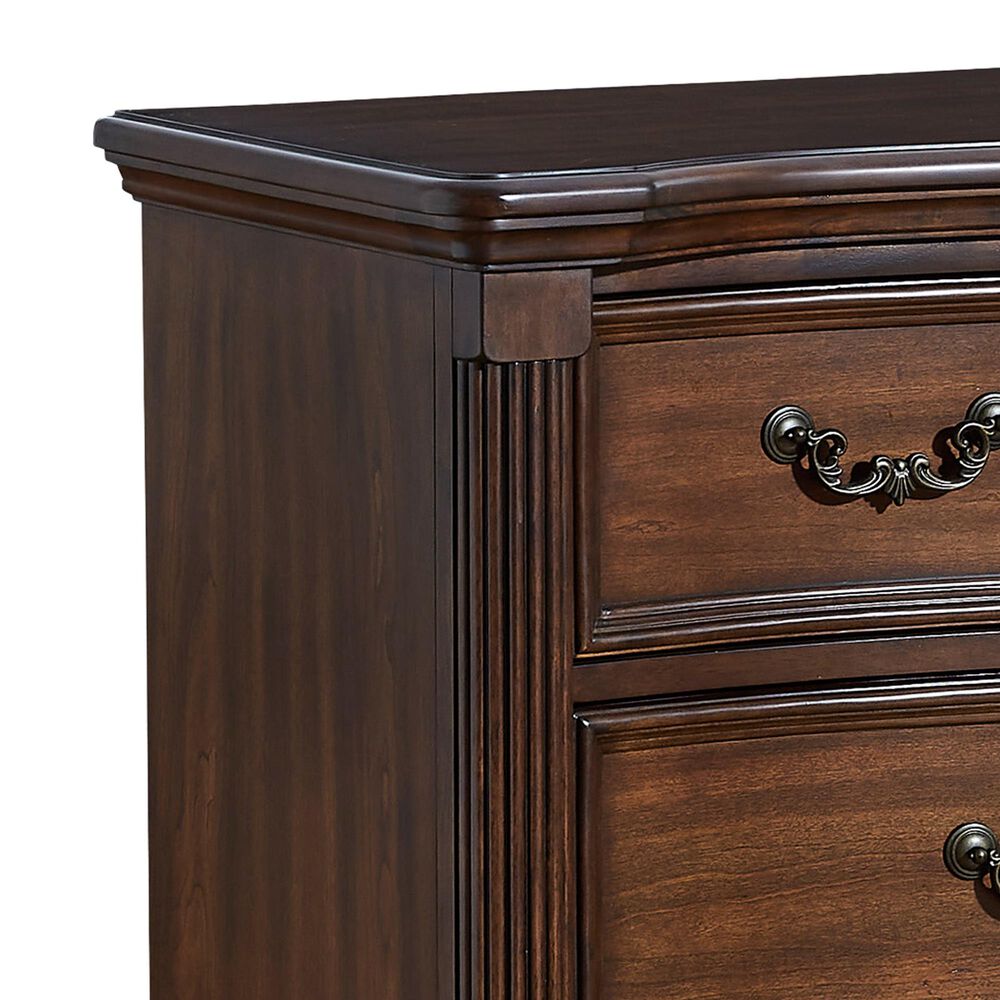 Ashley Lavinton 7-Drawer Dresser in Cherry Brown, , large
