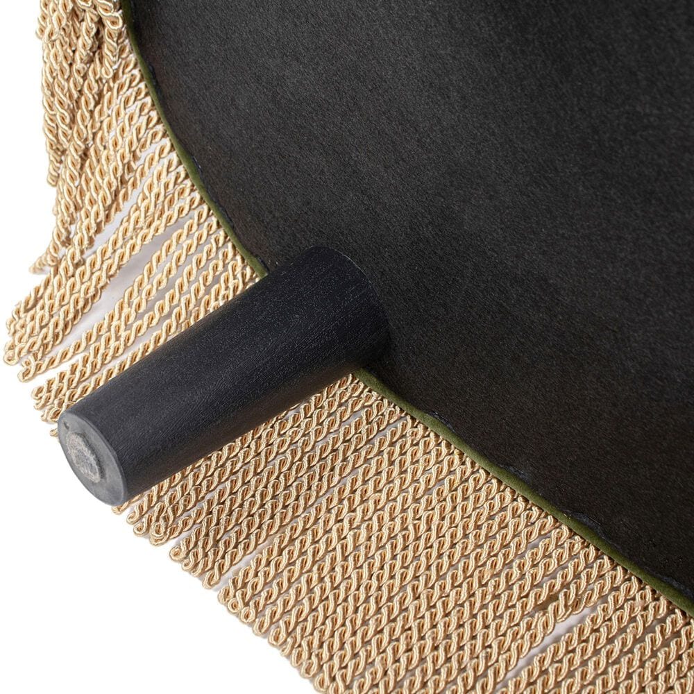 Jennifer Taylor Home Serena Storage Bench with Tufted Bullion Fringe in Olive Green, , large