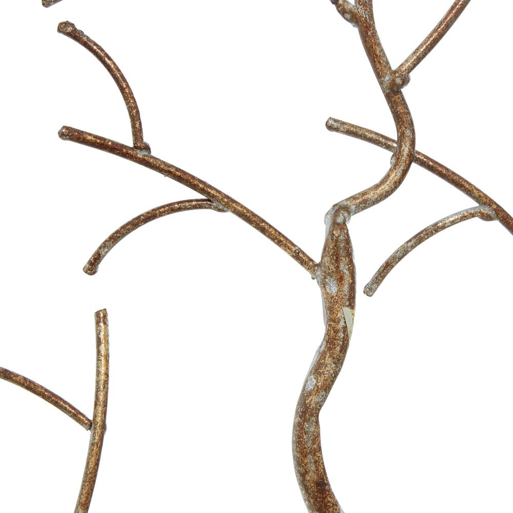 Maple and Jade 24&quot; x 32&quot; Winter Tree Sculpture in Silver and Gold, , large