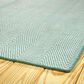Kaleen Rugs Ziggy ZIG01-79 9" x 12" Light Blue and White Indoor/Outdoor Area Rug, , large