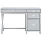 Linon Home Decor Peggy Side Storage Desk in Grey, , large
