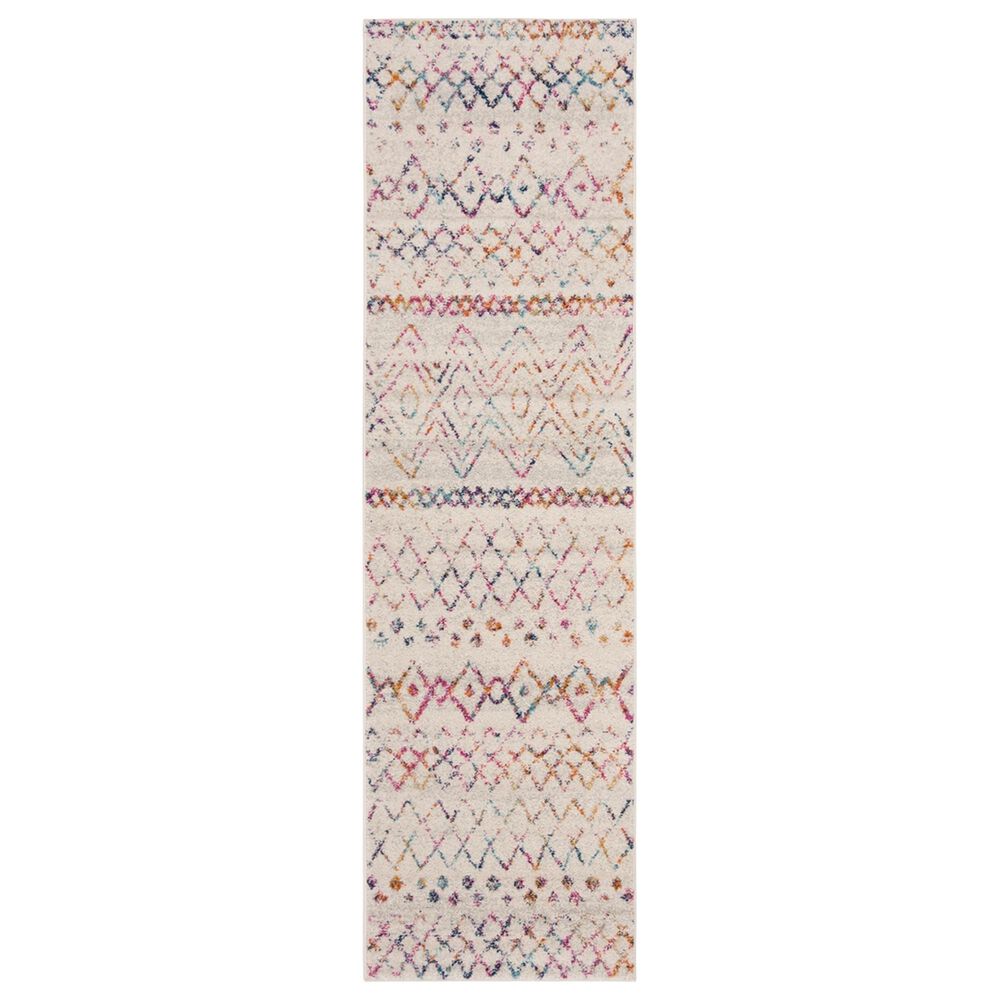 Safavieh Madison MAD798A 2"3" x 14" Ivory and Fuchsia Runner, , large