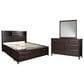 Ashley Vanmore 3-Piece California King Storage Bedroom Set in Dark Brown, , large