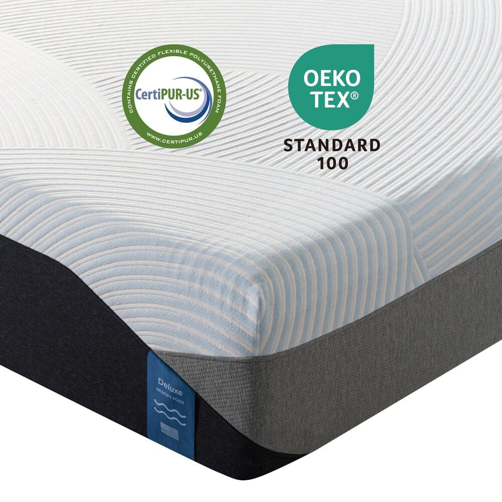 GigaCloud Deluxe 13&quot; Medium Memory Foam Twin Mattress, , large