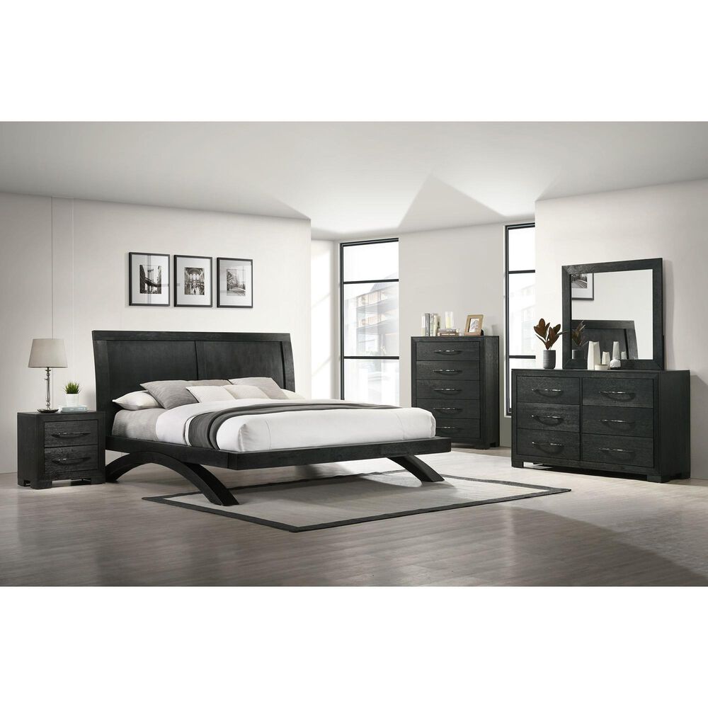 Mayberry Hill Allan 6-Drawer Dresser in Black, , large