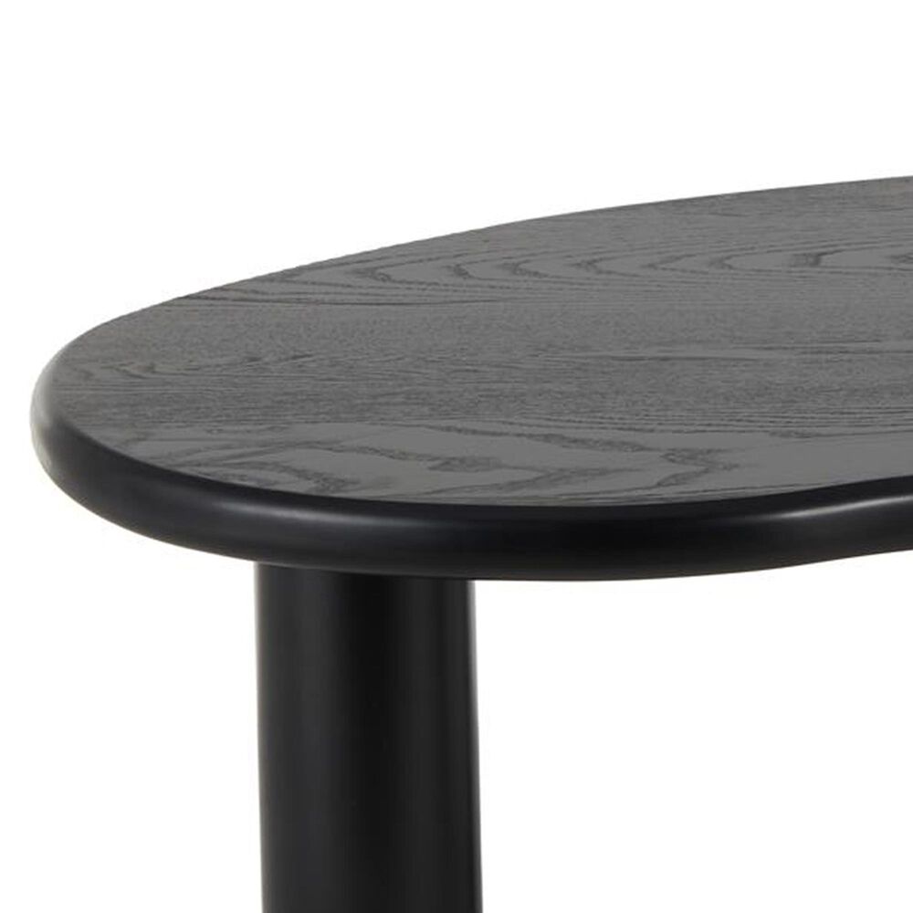 37B Wood Heart Coffee Table in Black, , large