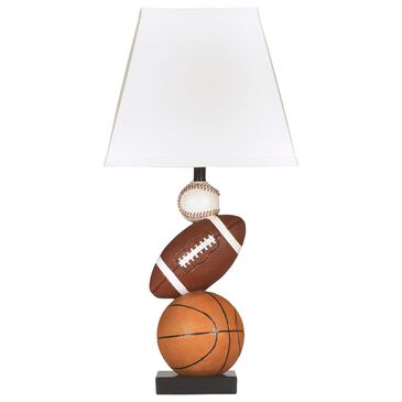 Signature Design by Ashley Nyx Table Lamp in Brown and Orange, , large