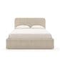 37B Queen Upholstered Platform Bed in Ricotta Boucle, , large