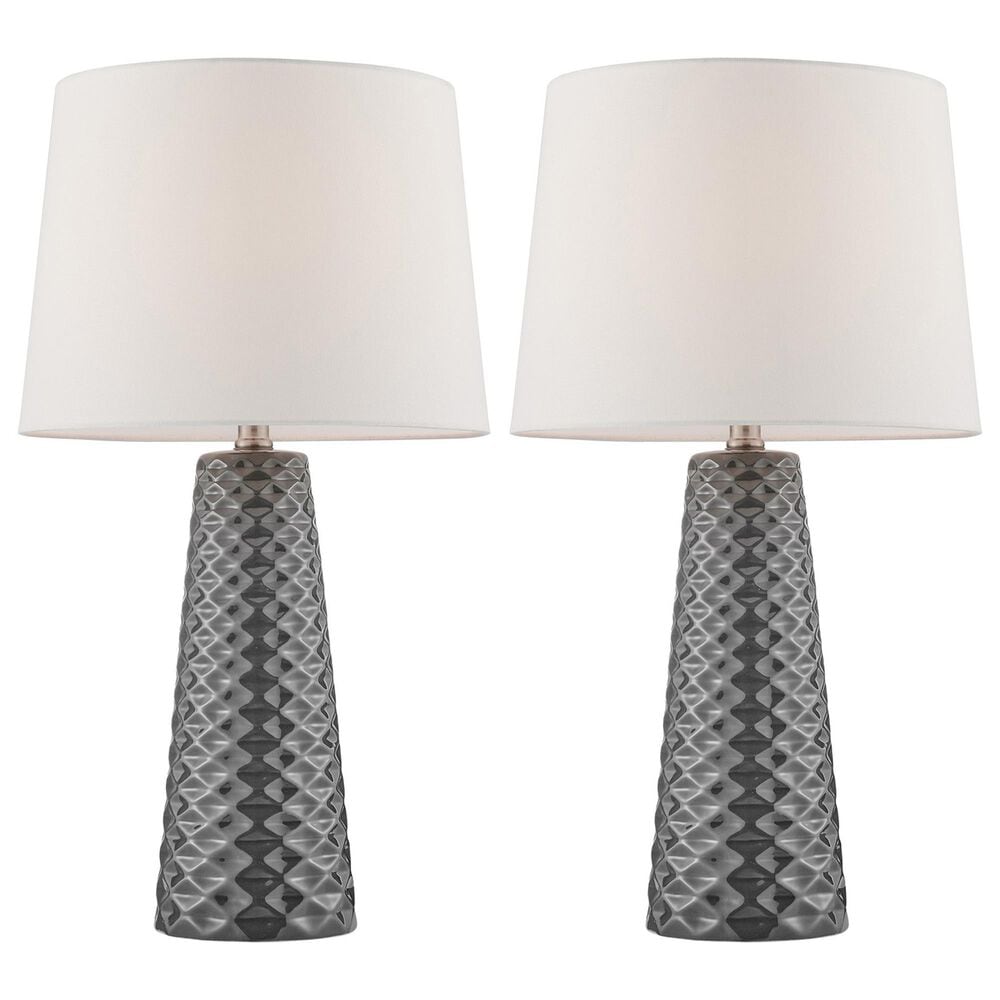 Lite Source Muriel Table Lamps in Gray - Set of 2, , large