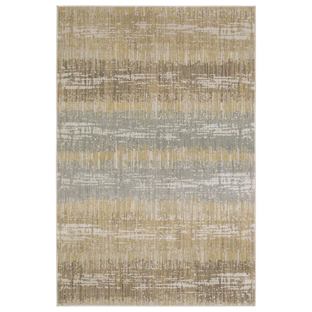 Oriental Weavers Mallory Gold and Brown 7"10" x 10"10" Area Rug, , large
