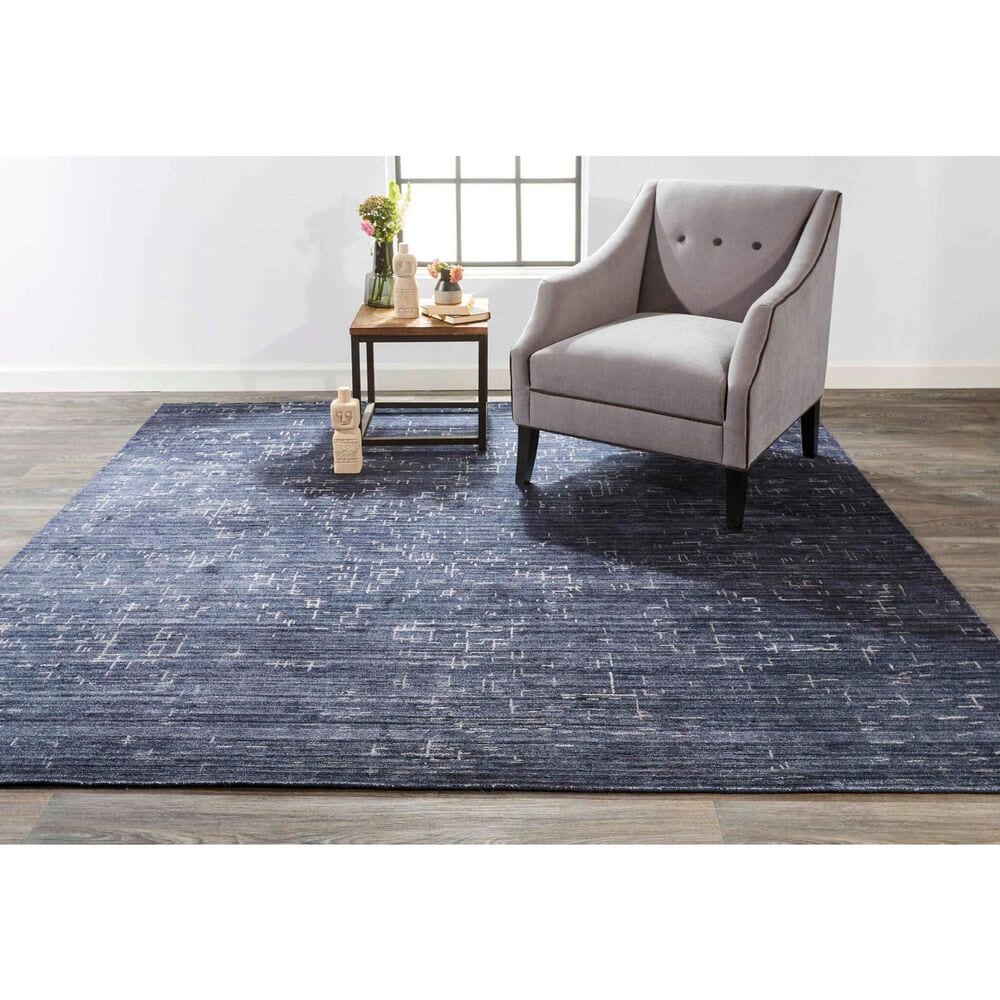Feizy Lennox Transitional 8694F 8&#39; x 10&#39; Navy Area Rug, , large