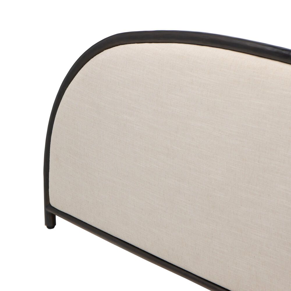 Four Hands Lamont Queen Platform Panel Bed in Savory Parchment, , large