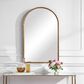Salt & Light Wall Mirror in Light Antique Gold Leaf, , large