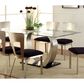 Furniture of America Russell Dining Table in Silver and Black - Table Only, , large