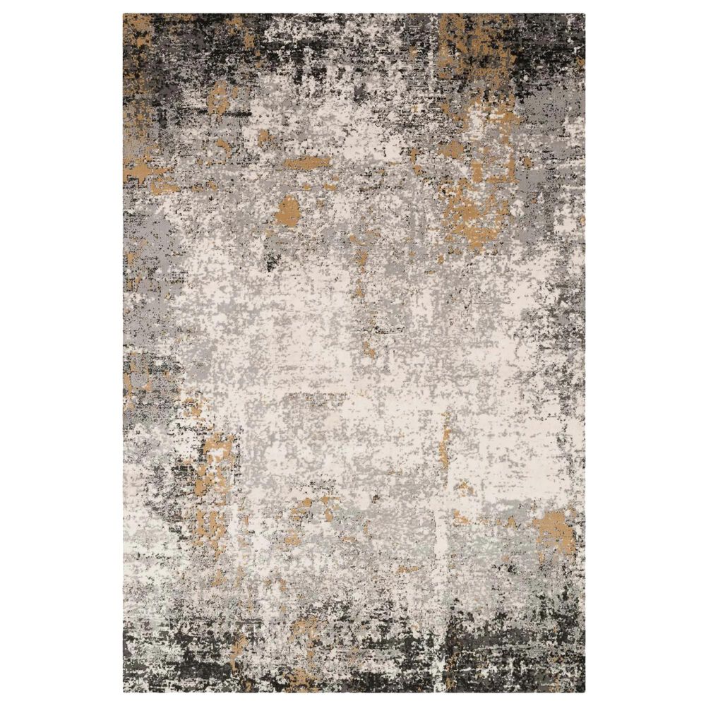 Loloi II Alchemy ALC-02 11"6" x 15" Granite and Gold Area Rug, , large