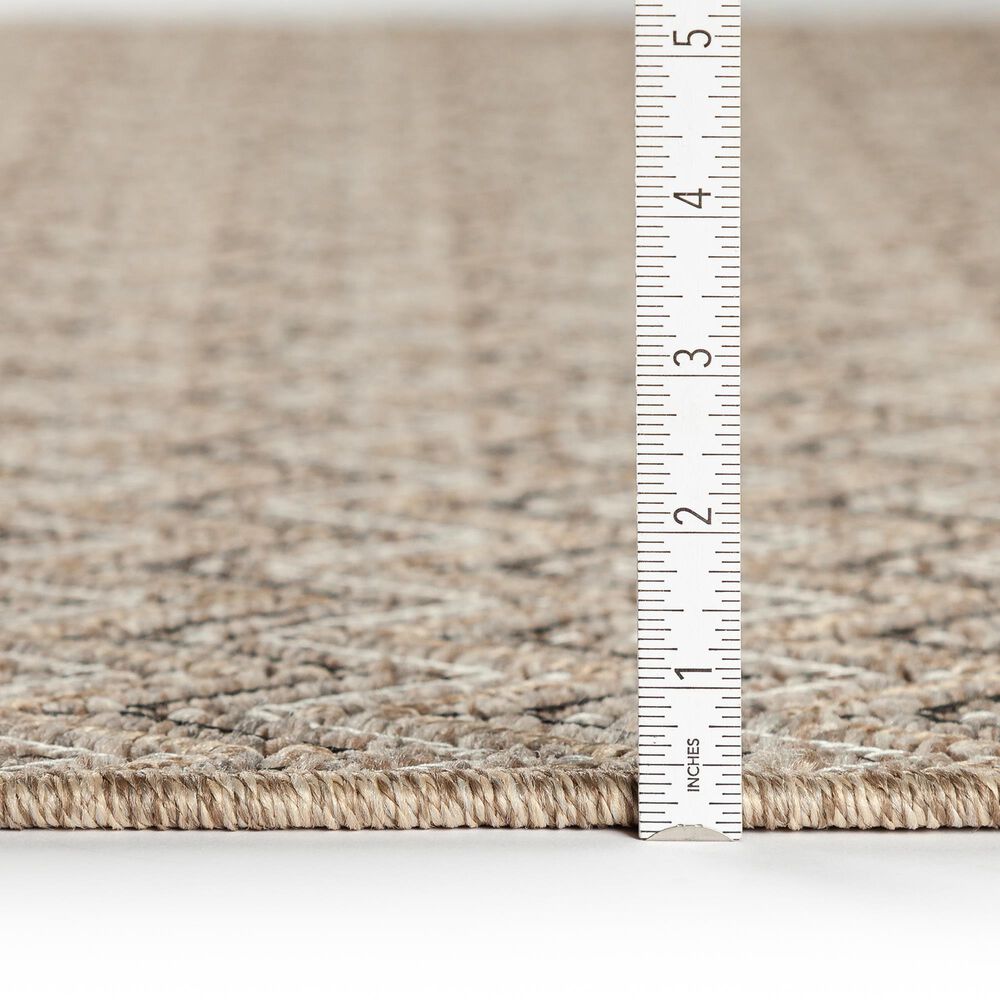 Dalyn Rug Company Bali BB1 5&#39;1&quot; x 7&#39;5&quot; Beige Indoor/Outdoor Area Rug, , large