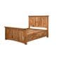 Briarwood Jack and Jill Queen Bed with Side Storage in Cappuccino, , large